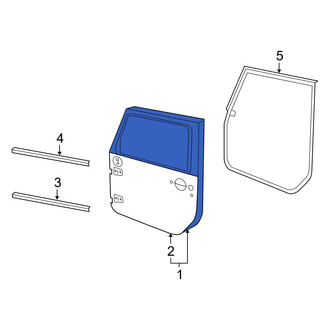 Jeep OE - Front Right Door Shell