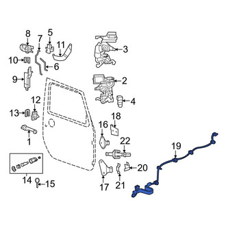 Jeep OE - Front Left Door Check Strap