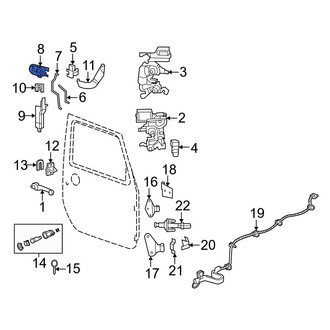 Jeep OE - Front Right Inner Interior Door Handle