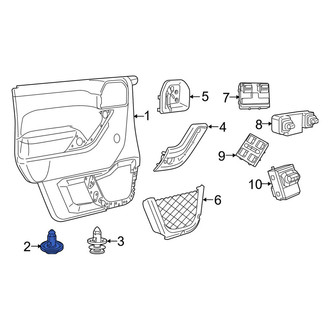 Jeep OE - Front Inner Door Interior Trim Panel Retainer