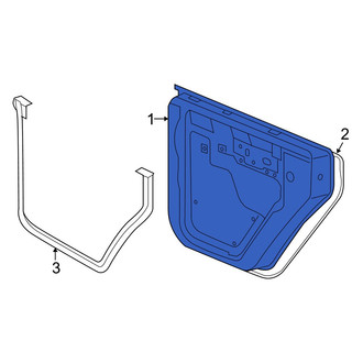 Jeep OE - Center Left Door Shell