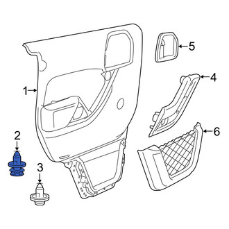 Jeep OE - Front Inner Door Interior Trim Panel Retainer