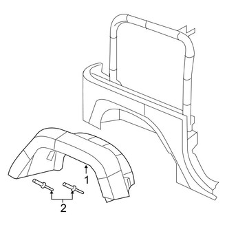 Jeep OE - Quarter Panel - Exterior Trim (Rubicon / Sahara / Sport)