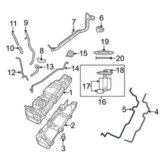 Jeep OE - Fuel Tank Vent Hose