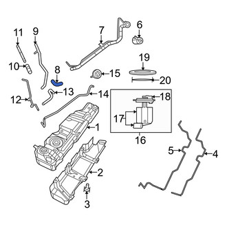 Jeep OE - Fuel Filler Hose