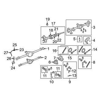 Jeep OE - Rear Suspension - Axle Housing