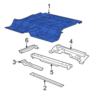 Jeep OE - Rear Floor Pan