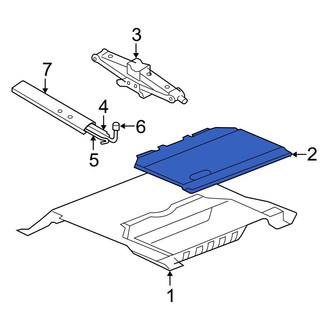 Jeep OE - Rear Floor Cover Panel
