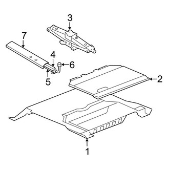 Jeep OE - Rear Body & Floor - Interior Trim (Rubicon / Sahara / Sport / X)