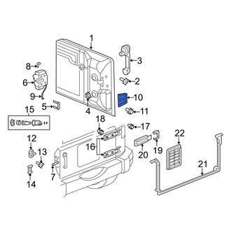 Jeep OE - Rear Door Stop