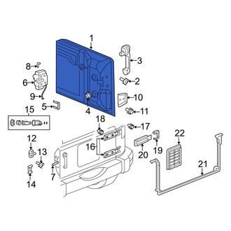 Jeep OE - Rear Door Shell