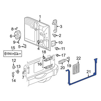 Jeep OE - Rear Door Seal