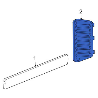 Jeep OE - Rear Door Panel Insert