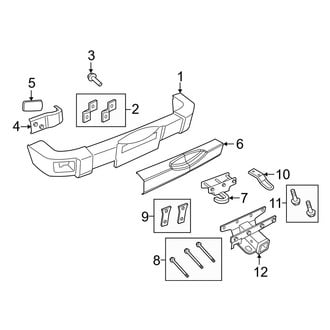 Jeep OE - Rear Bumper - Bumper & Components (Molded Plastic Bumper)