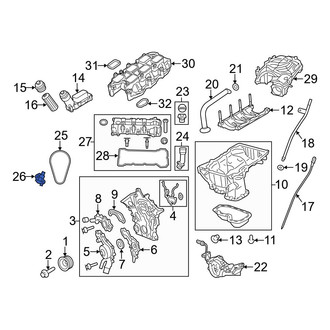 Jeep OE - Left Engine Timing Chain Tensioner
