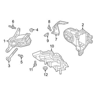 Jeep OE - Engine & Transmission Mounting (3.6L)