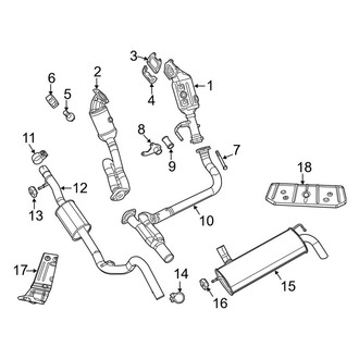 Jeep OE - Exhaust System - Exhaust Components