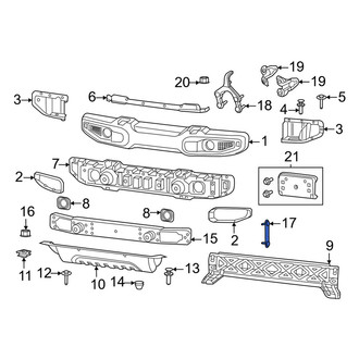 Jeep OE - Front Bumper Cover Reinforcement