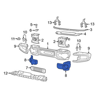Jeep OE - Front Left Fog Light Trim