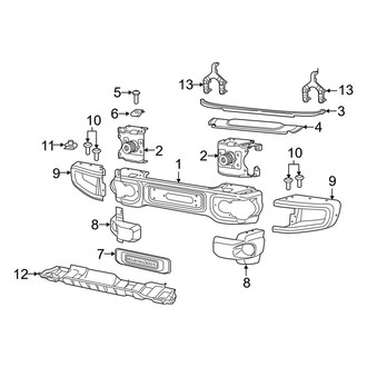 Jeep OE - Front Bumper - Bumper & Components (Steel)