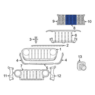 Jeep OE - Front Inner Grille