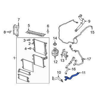 Jeep OE - Upper Radiator Coolant Hose