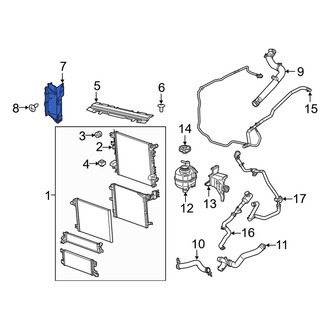Jeep OE - Left Radiator Air Seal