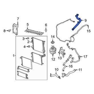 Jeep OE - Upper Radiator Coolant Hose