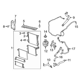Jeep OE - Cooling - Radiator & Components (3.0L)