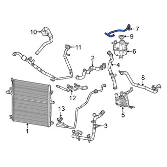 Jeep OE - Engine Coolant Overflow Hose
