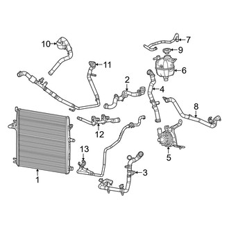 Jeep OE - Cooling - Radiator & Components (Secondary)