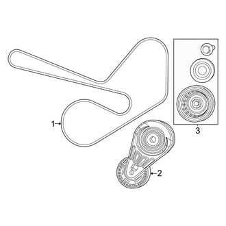 Jeep OE - Cooling - Belts & Pulleys (2.0L Gas)