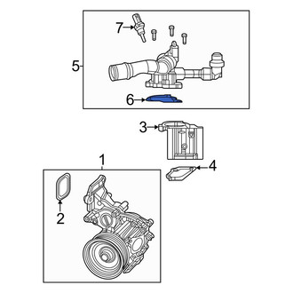 Jeep OE - Engine Coolant Thermostat Housing Gasket