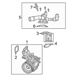 Jeep OE - Cooling - Water Pump (Unlimited Sahara 4xe)