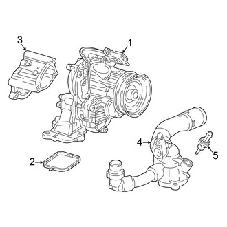 Jeep OE - Cooling - Water Pump (Rubicon / Sport / Sport S / Unlimited Rubicon / Unlimited Sahara / Unlimited Sport / Unlimited Sport S 2.0L)