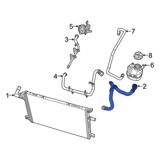 Jeep OE - Radiator Coolant Hose