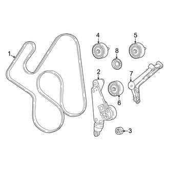 Jeep OE - Cooling - Belts & Pulleys (3.6L)