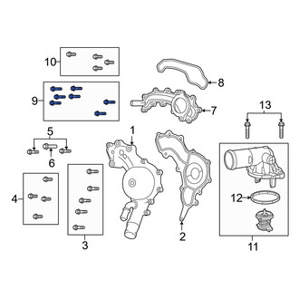Jeep OE - Engine Water Pump Bolt