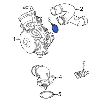 Jeep OE - Engine Coolant Pipe O-Ring