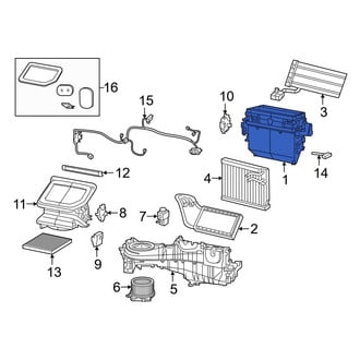 Jeep OE - HVAC Unit Case