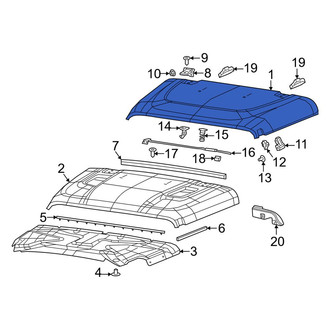 Jeep OE - Front Hood Panel