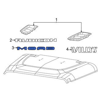 Jeep OE - Front Hood Decal