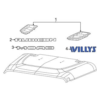 Jeep OE - Front Hood Decal