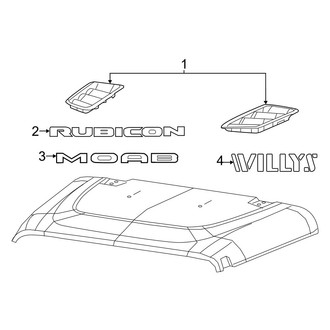 Jeep OE - Hood - Exterior Trim