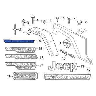 Jeep OE - Front Fender Decal