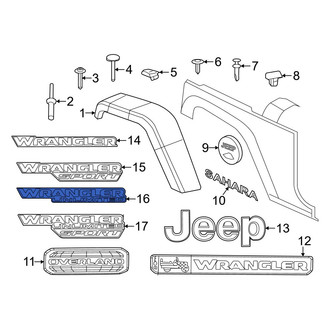 Jeep OE - Front Fender Decal