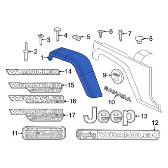 Jeep OE - Front Right Fender Flare