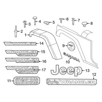 Jeep OE - Fender - Exterior Trim