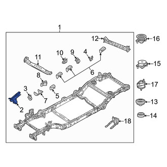 Jeep OE - Front Left Frame Rail End