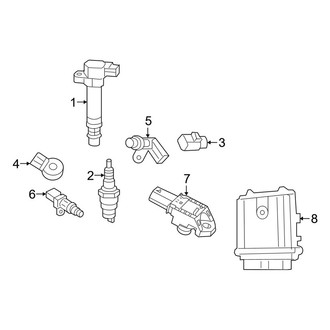 Jeep OE - Electrical - Ignition System (Rubicon / Sport / Sport S / Unlimited Moab / Unlimited Rubicon / Unlimited Sahara / Unlimited Sport / Unlimited Sport S 3.6L)